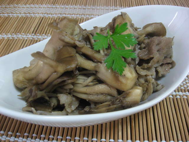 ♡簡単♪舞茸と豚のバタポン炒め♡